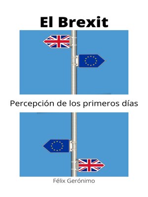 cover image of El Brexit. Percepción de los primeros días
